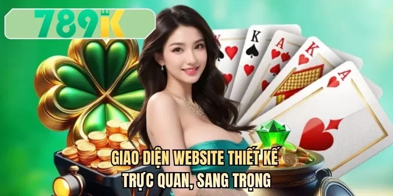 Giao diện website thiết kế trực quan, sang trọng